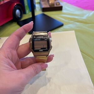 Timex Gold Digital Watch
